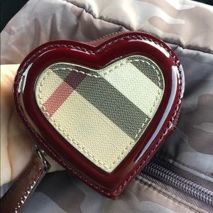Burberry heart coin pouch